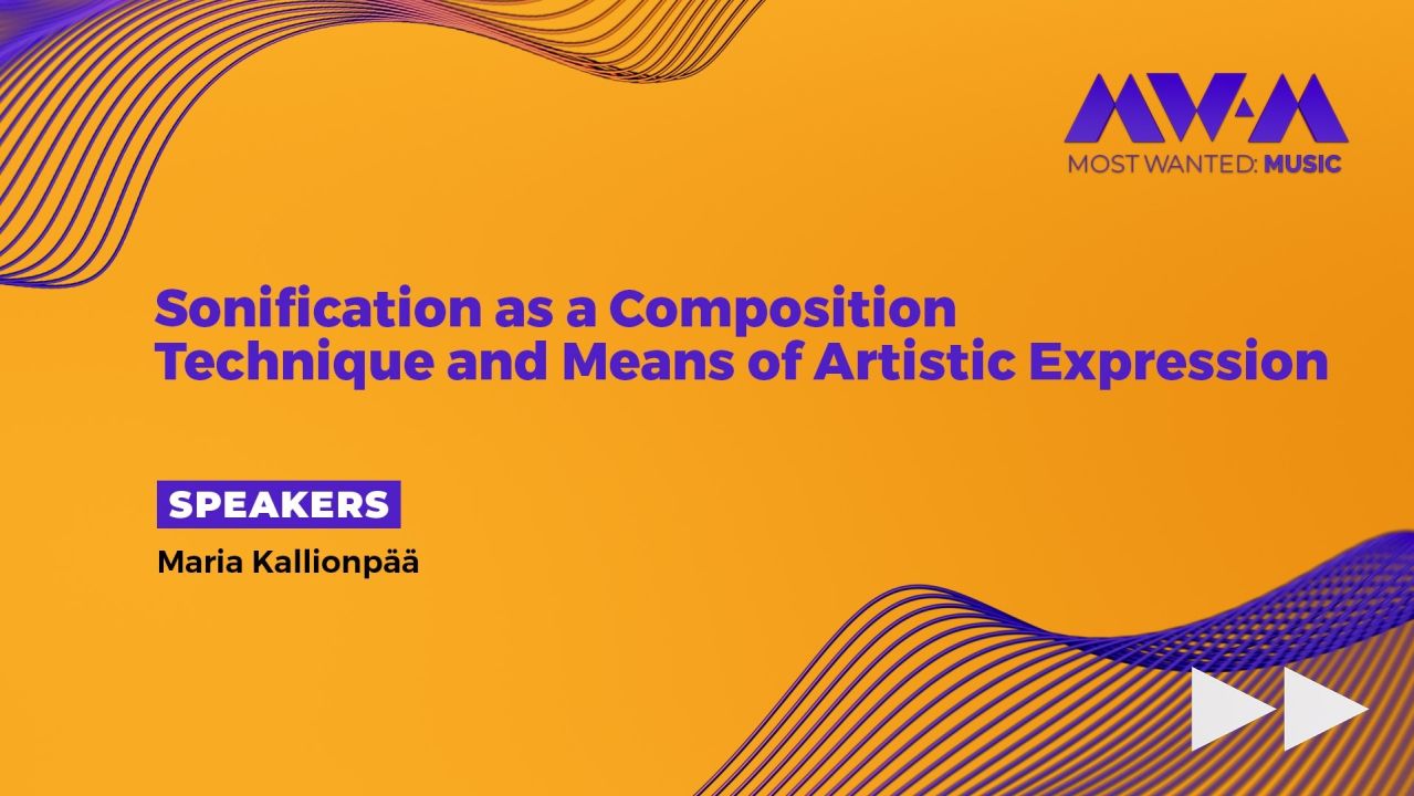 Sonification as a Composition Technique and Means of Artistic Expression