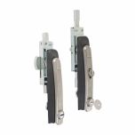 Fecho Escamoteável com Maçaneta em Inox 304 Cremona e Trava p/ Cadeado - Linha Ecoflex