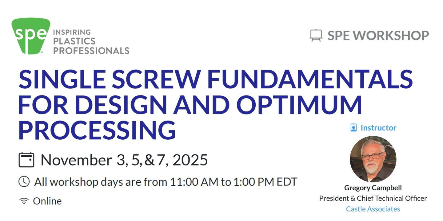 Single Screw Fundamentals for Design and Optimum Processing