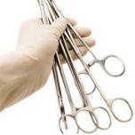Hand-held, reusable, premium grade surgical instruments
