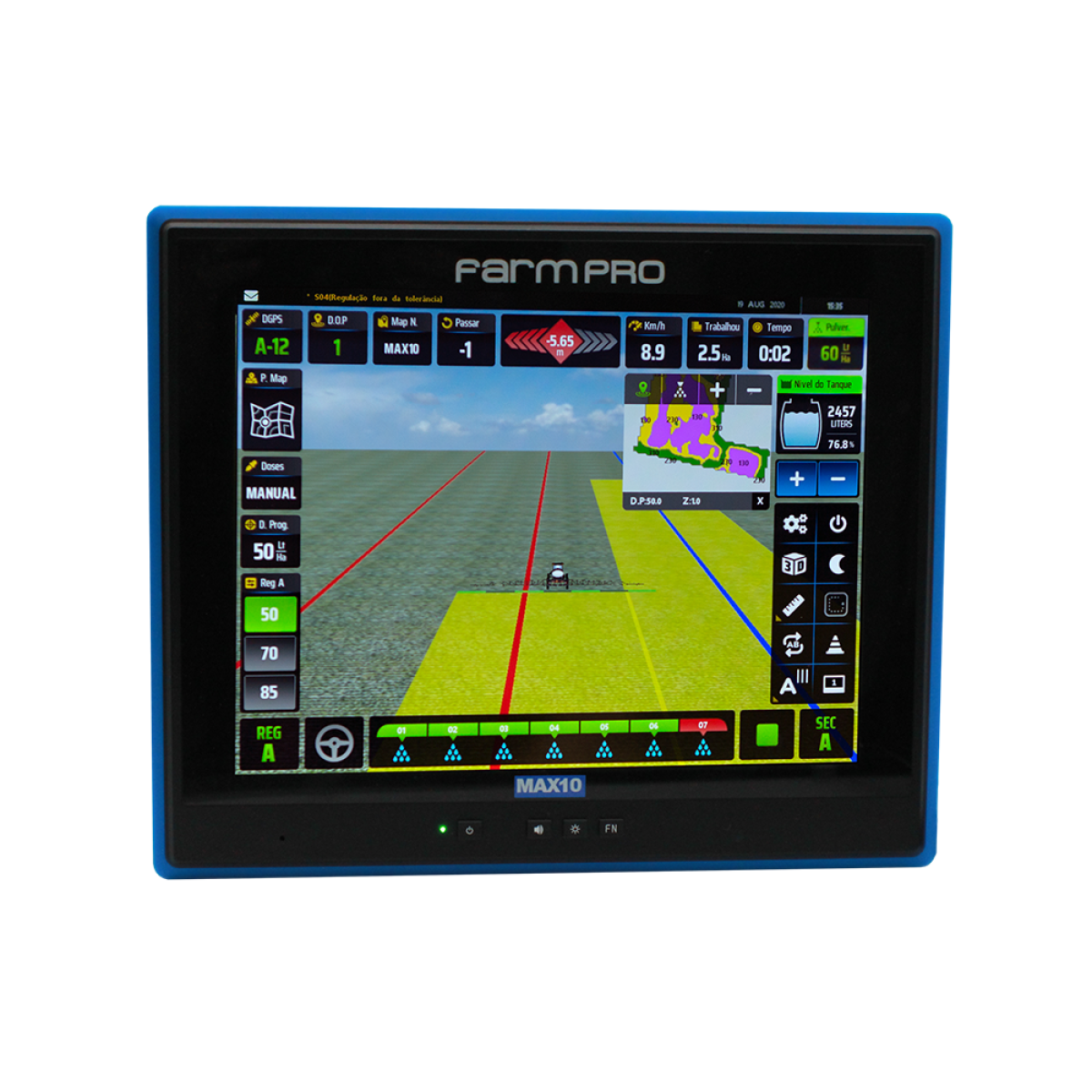 GPS AGRÍCOLA MAX10 FARMPRO