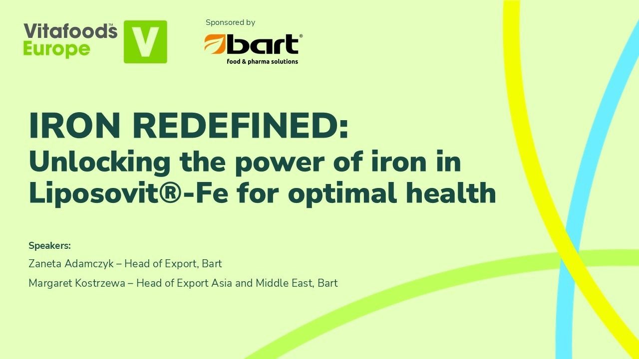 IRON REDEFINED: Unlocking the power of iron in Liposovit®-Fe for optimal health