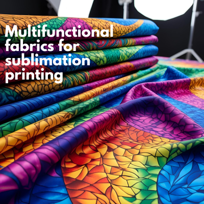Multifunctional fabrics for sublimation printing