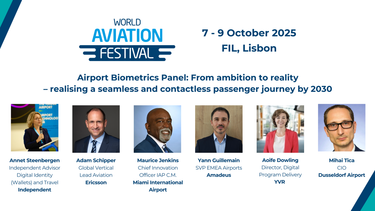 Airport Biometrics Panel: From ambition to reality – realising a seamless and contactless passenger journey by 2030