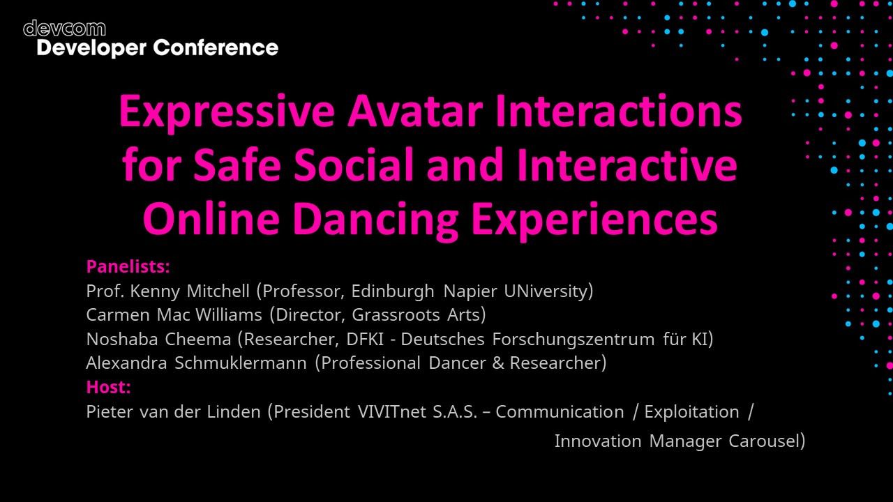 Expressive Avatar Interactions for Safe Social and Interactive Online Dancing Experiences