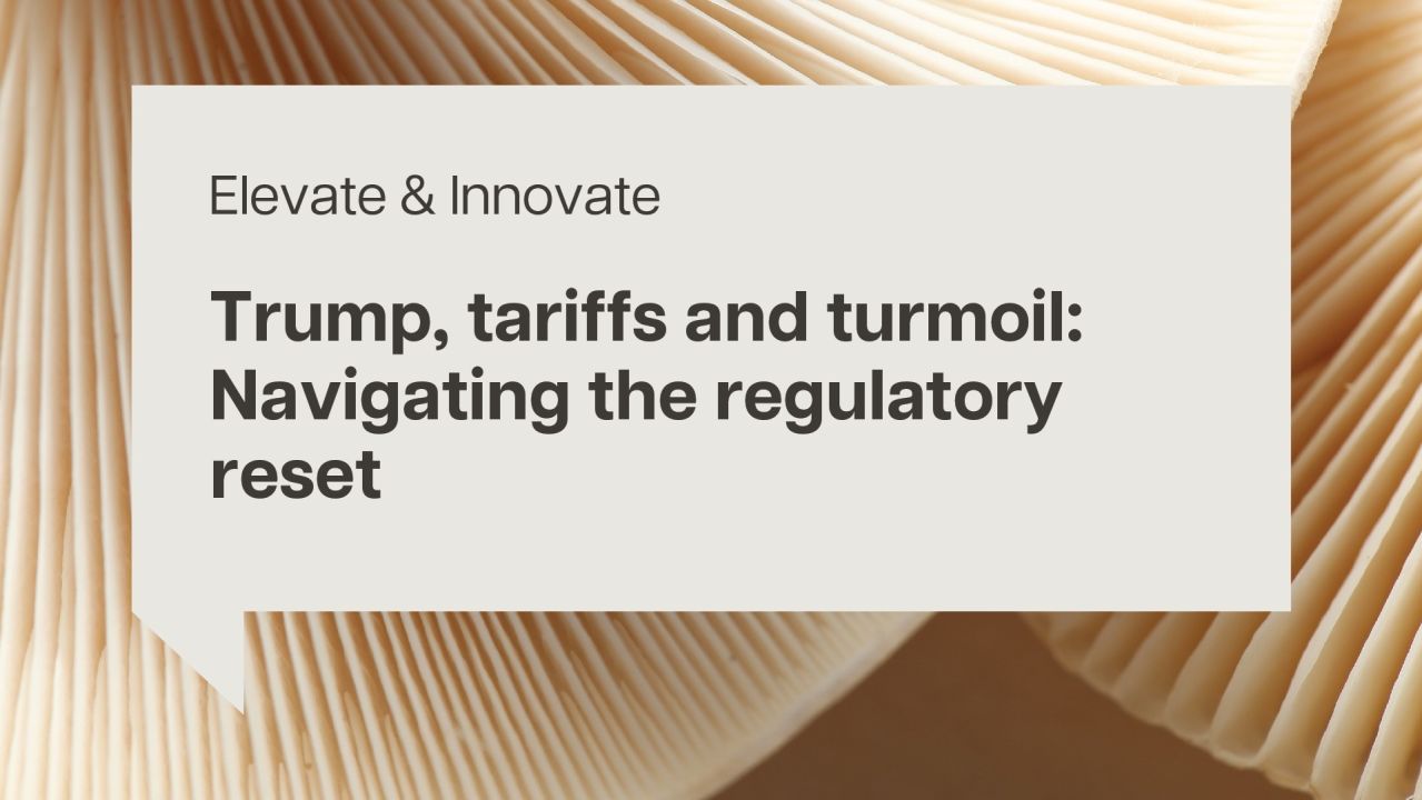 Trump, tariffs and turmoil: Navigating the regulatory reset