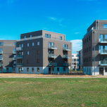 Living in the wood hybrid building in Berlin Adlershof