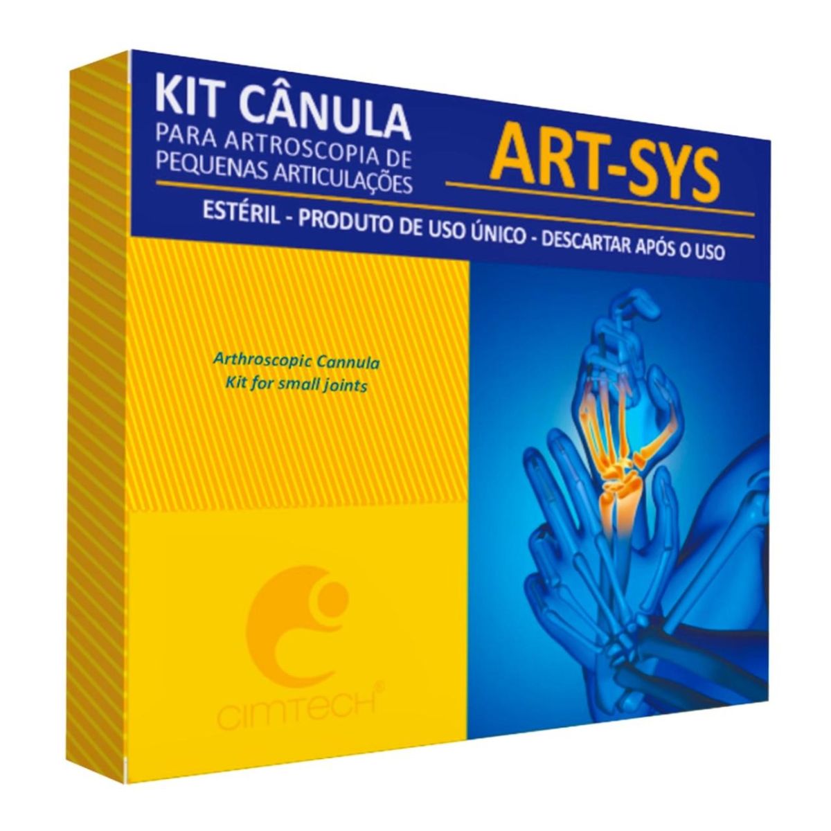KIT CANULA PARA ARTROSCOPIA PARA PEQUENAS ARTICULAÇOES – ART SYS
