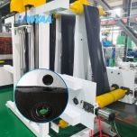 Pre-installed Outlet Hole Lay Flat Hose Production Line