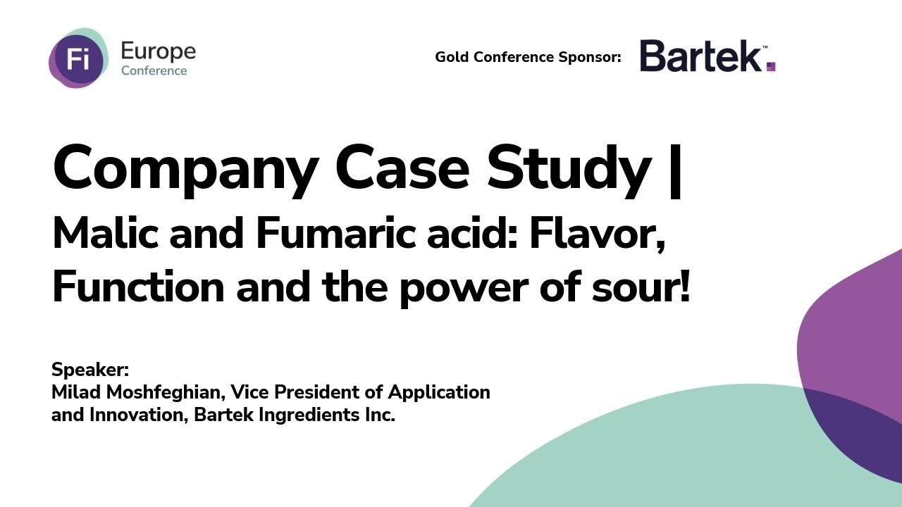 Company Case Study | Malic and Fumaric acid: Flavor, Function and the power of sour!