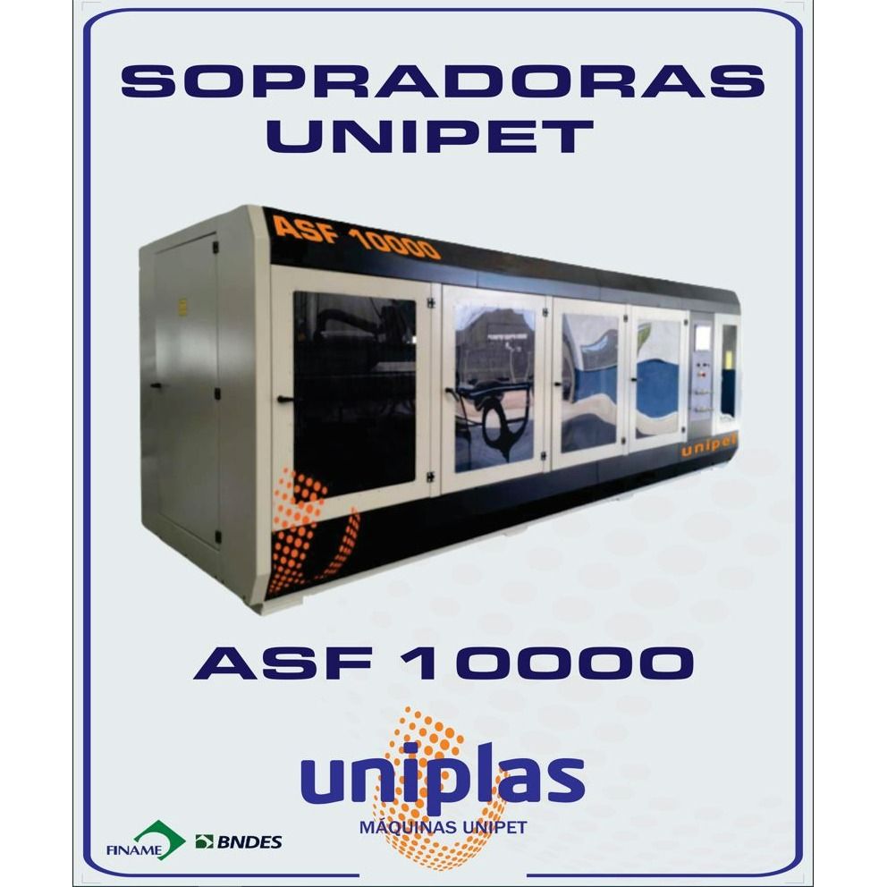 SOPRADORAS AUTOMÁTICAS E SEMIAUTOMÁTICAS PARA EMBALAGENS PET.