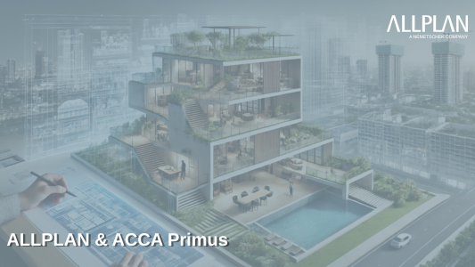 Quantity takeoff: ALLPLAN & ACCA Primus