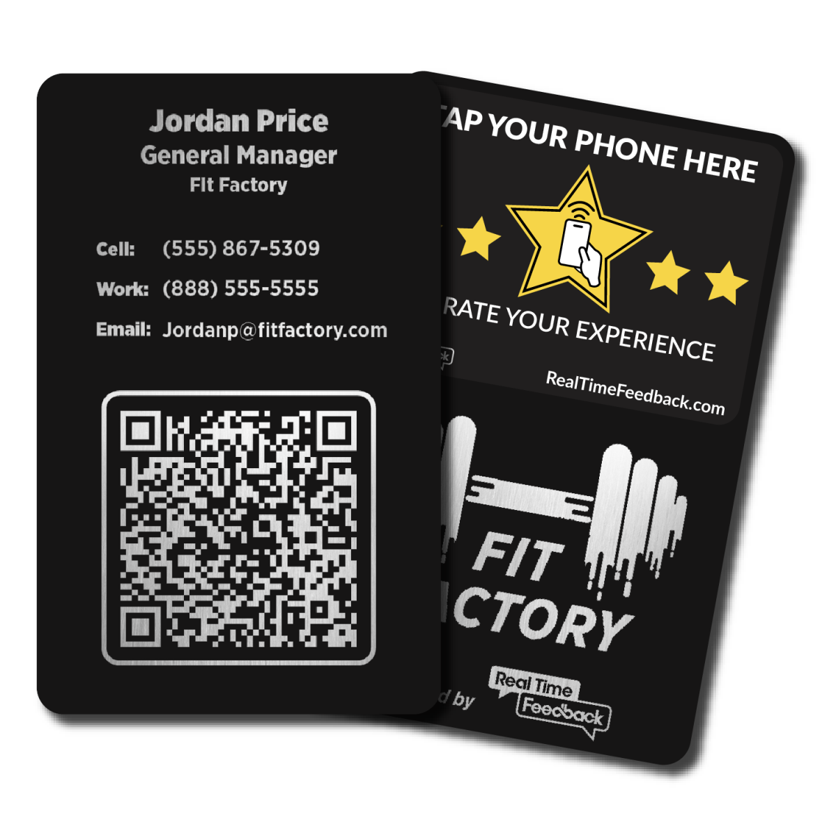 Custom Engraved NFC Enabled Business Cards