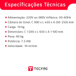 Túnel de Encolhimento Shrink - BS4525A