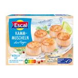 Scallops, without roe, frozen