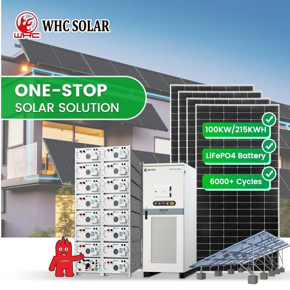 100KW-215Kwh Commercial Solar Power System