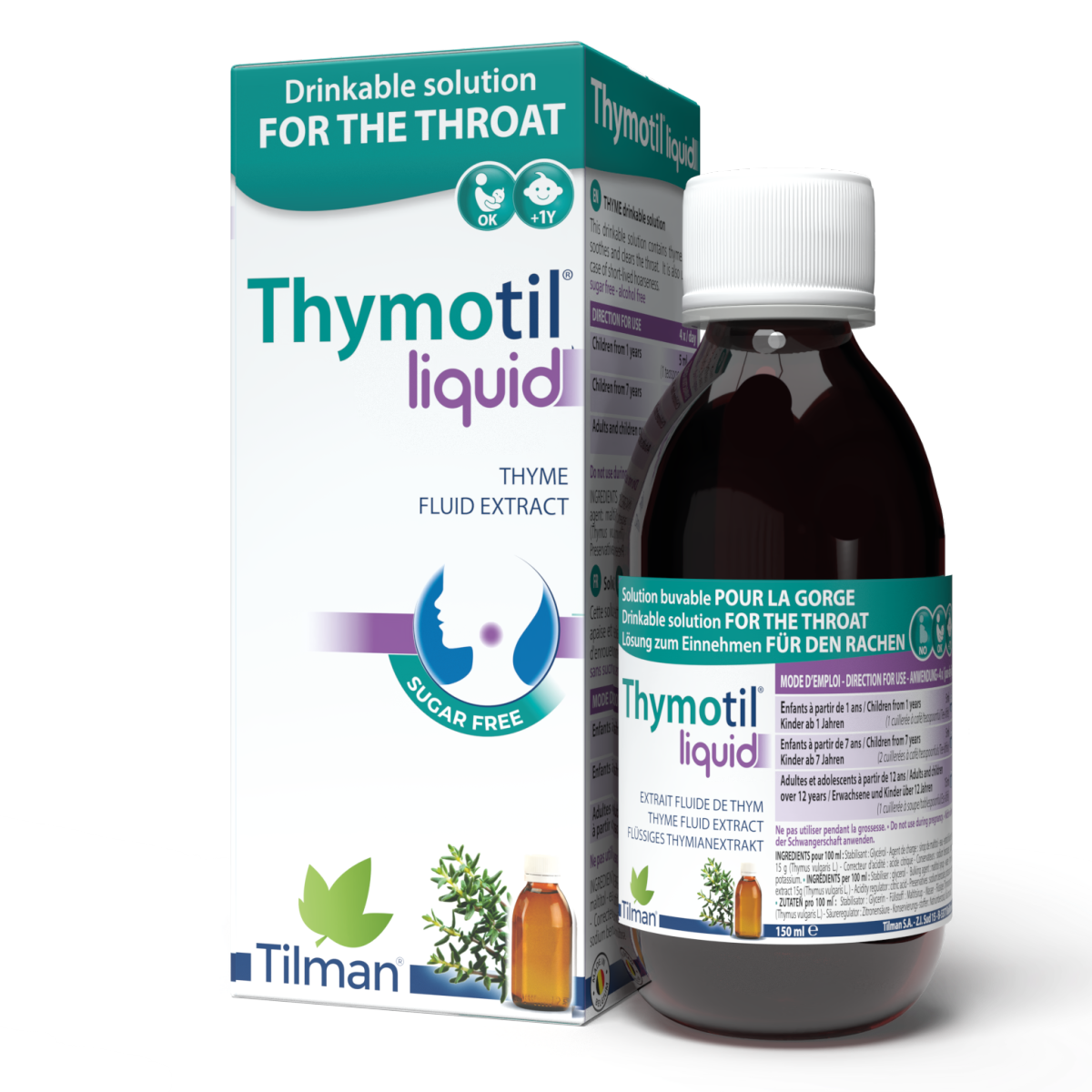 Thymotil Liquid - Throat syrup
