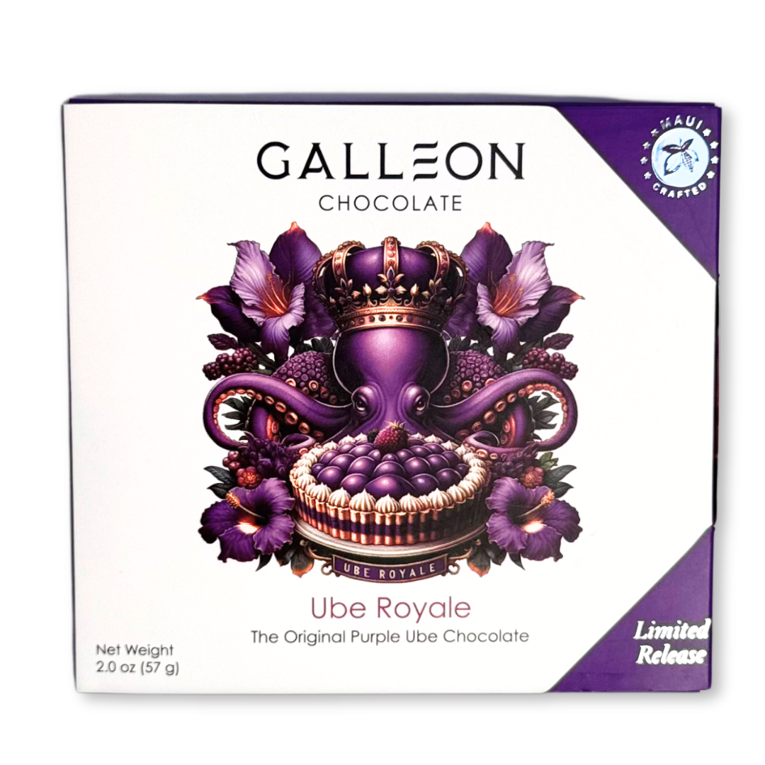 Ube Goat Milk Chocolate Covered Macadamia Nuts