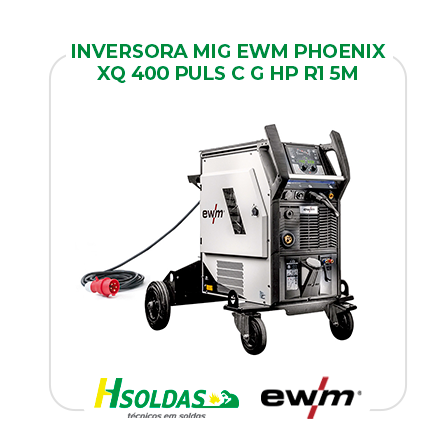 INVERSORA MIG EWM PHOENIX XQ 400 PULS C G HP R1 5M