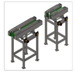 Esteira Transportadora, Sistema de Rejeição, Mesa Giratória de Acúmulo, Esteiras Laterais de Transferência de Produtos "Side Grip"