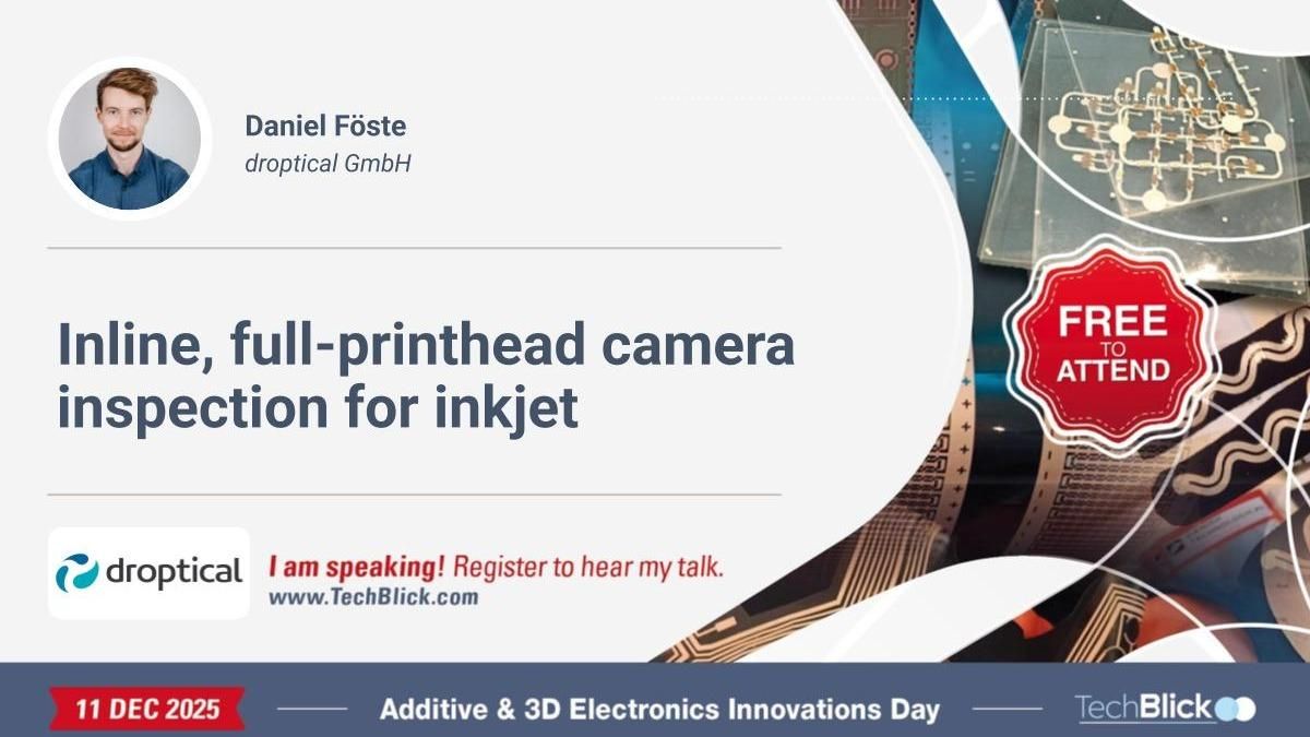 droptical GmbH - Inline, full-printhead camera inspection for inkjet