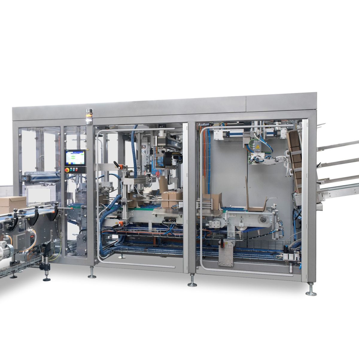 CPWA - Wrap-around and tray+lid case packer