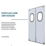 Porta Vai e Vem sem vedação