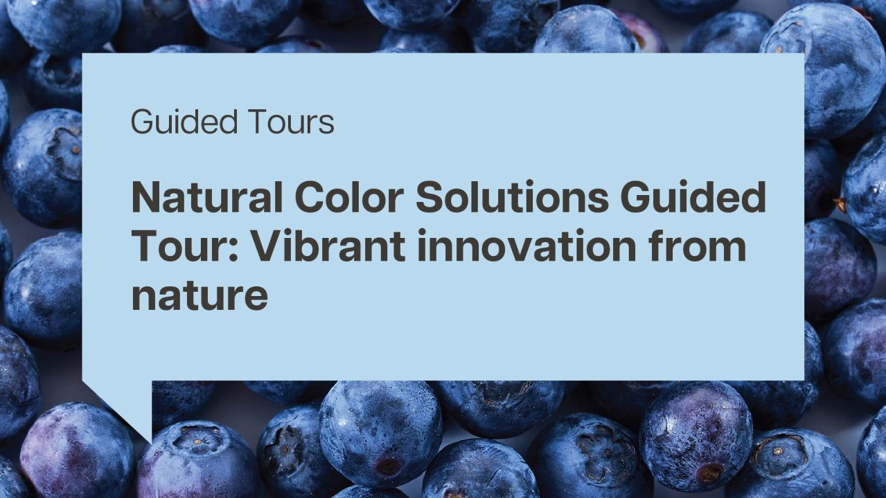 Natural Color Solutions Guided Tour: Vibrant innovation from nature