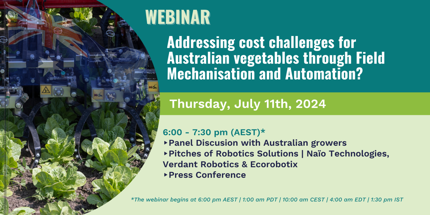 Advanced vegetable mechanisation Australian program