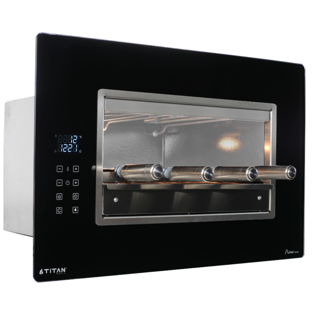 Churrasqueira Elétrica de Embutir 4 espetos – Prime Touch