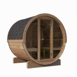 Western Sol E7G barrell sauna, HUUM drop 6 sauna heater, UKU local remote(with wifi options)