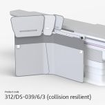 Table mounted shielding for the lower body