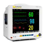 MONITOR MULTIPARAMÉTRICO PORTÁTIL – MONITOR DAVID 12”