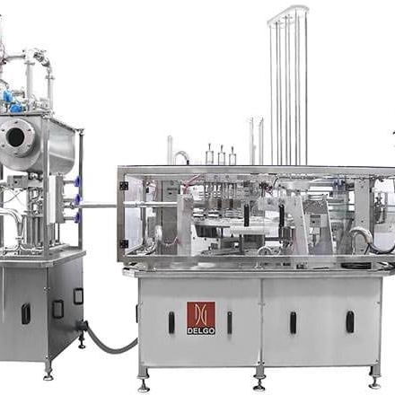 Envasadora de lácteos, doces, cremes e pastas