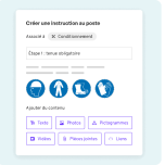 Accessible, up-to-date workstation instructions