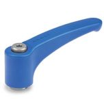 Gamme de composants standards couleur bleu de sécurité