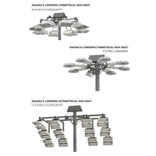 CU Phosco In-Tension Raise & Lower High Mast