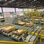 Linha de Transferência, Embalagem e Paletização