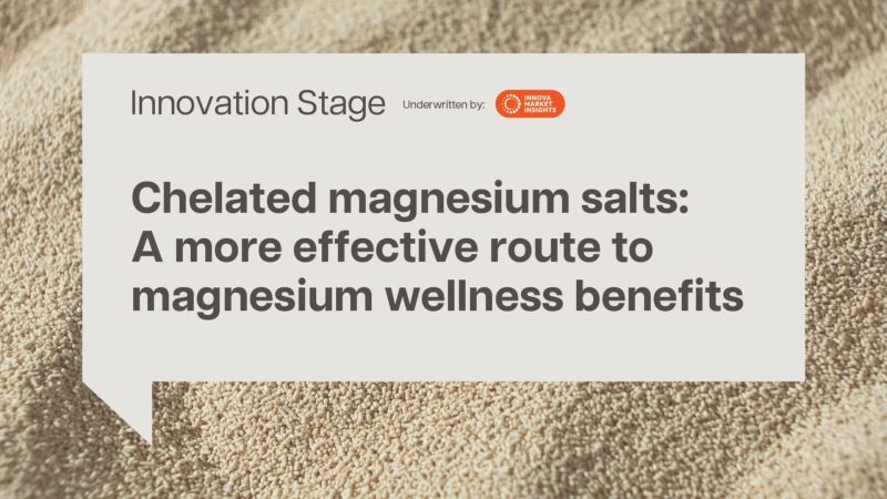 Chelated magnesium salts: A more effective route to magnesium wellness benefits