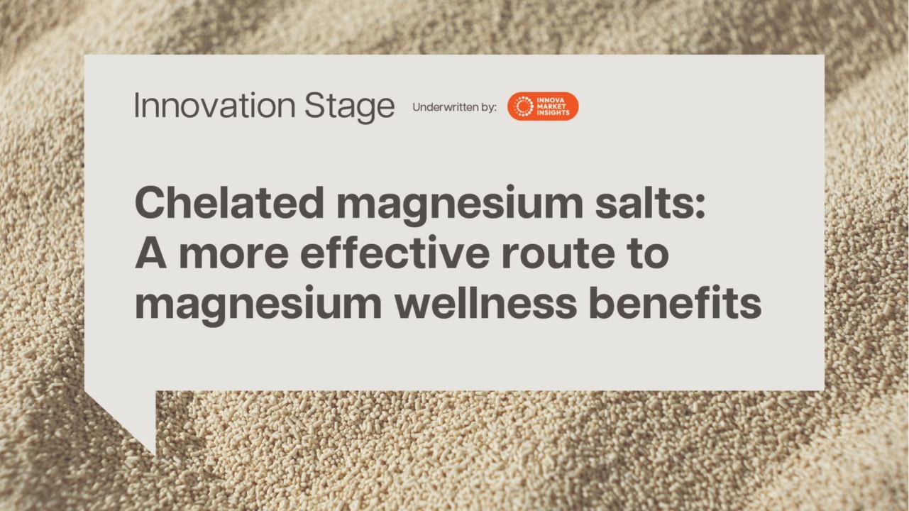 Chelated magnesium salts: A more effective route to magnesium wellness benefits
