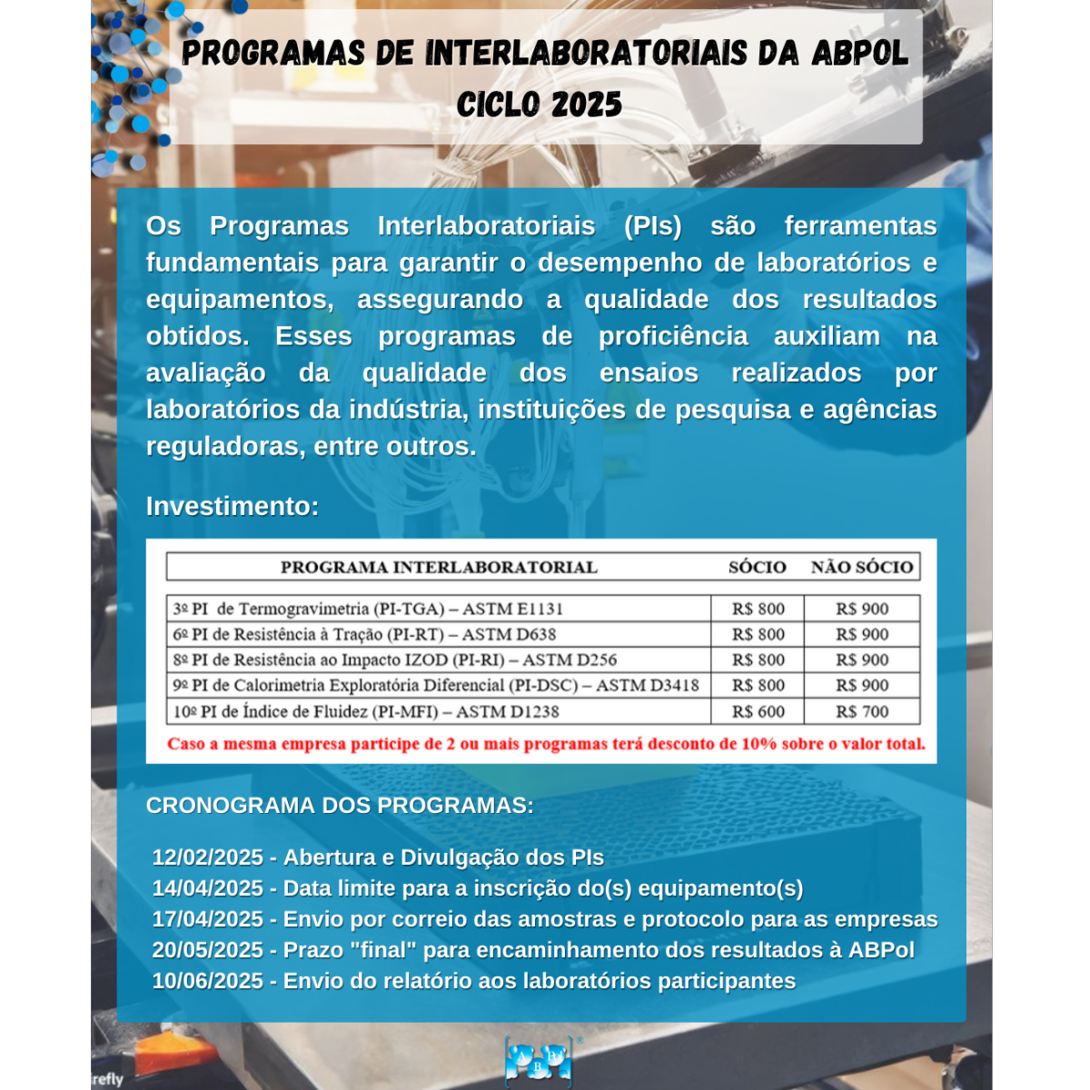 Programas Interlaboratoriais (PIs)