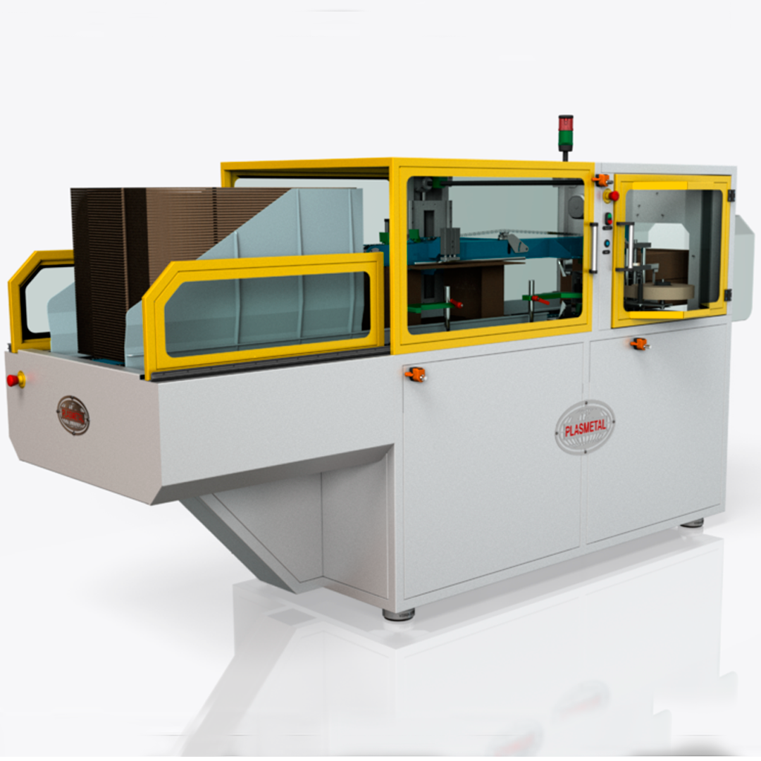 Máquina para Armar e Selar Fundos