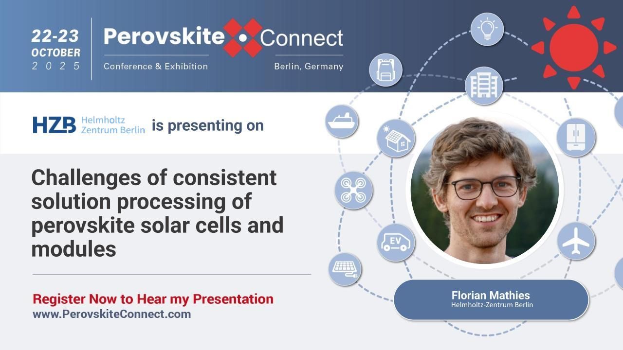 Helmholtz-Zentrum Berlin - Challenges of consistent solution processing of perovskite solar cells and modules