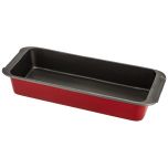 Assadeira e Travessa de Alumínio Antiaderente 38x15 Vermelha