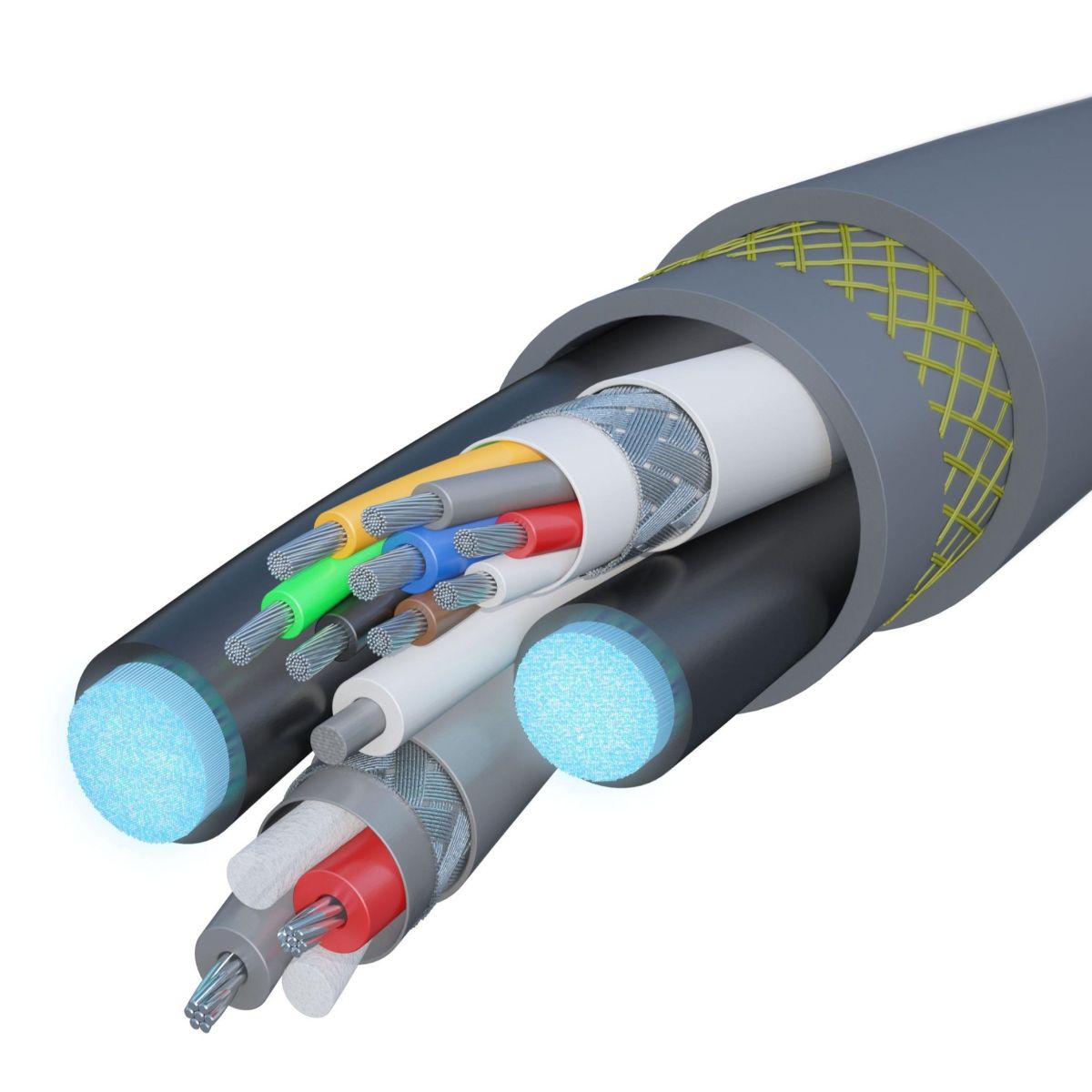 Specialty cables for medical devices and instruments