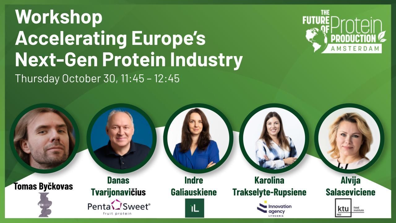 Workshop | Accelerating Europe’s Next-Gen Protein Industry
