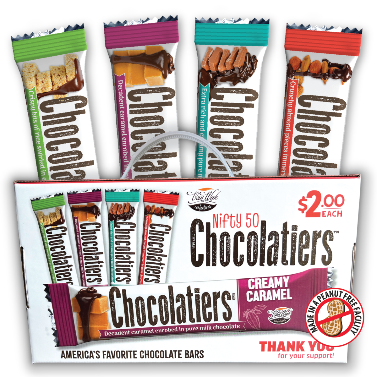 $2 Nifty 50 Chocolatiers