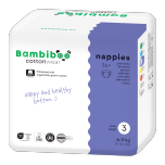 Bambiboo COTTONWEAR disposable nappies with organic cotton