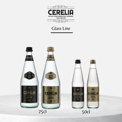 Acqua Cerelia – Linea Vetro Black & Gold: Eleganza Senza Tempo per l'Alta Ristorazione