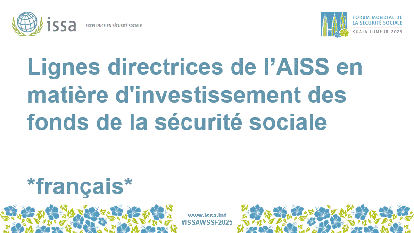 R1-302 *French* ISSA Guidelines on Investment of Social Security Funds